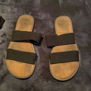 Black sandals